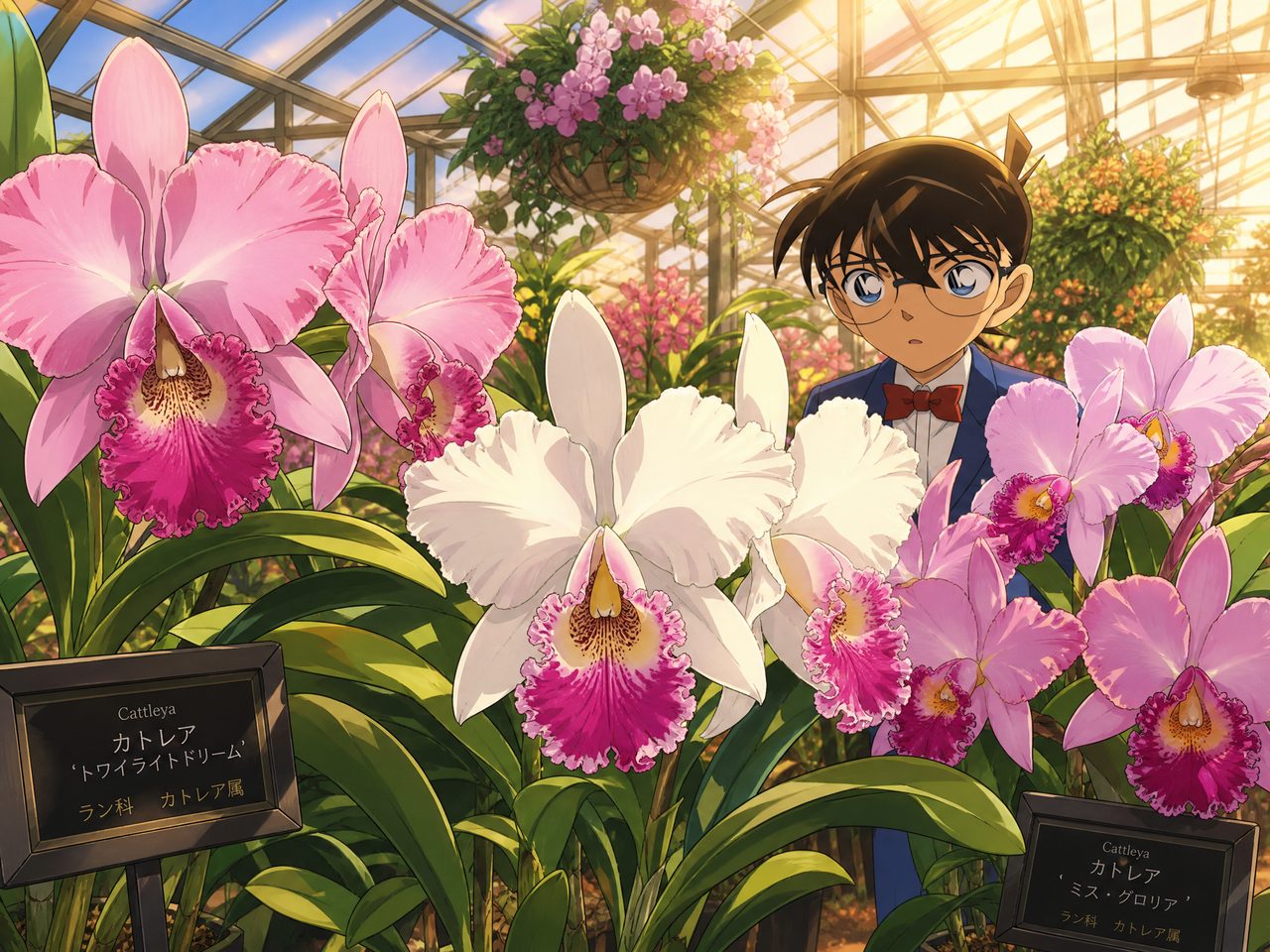 探花兰花植物视频