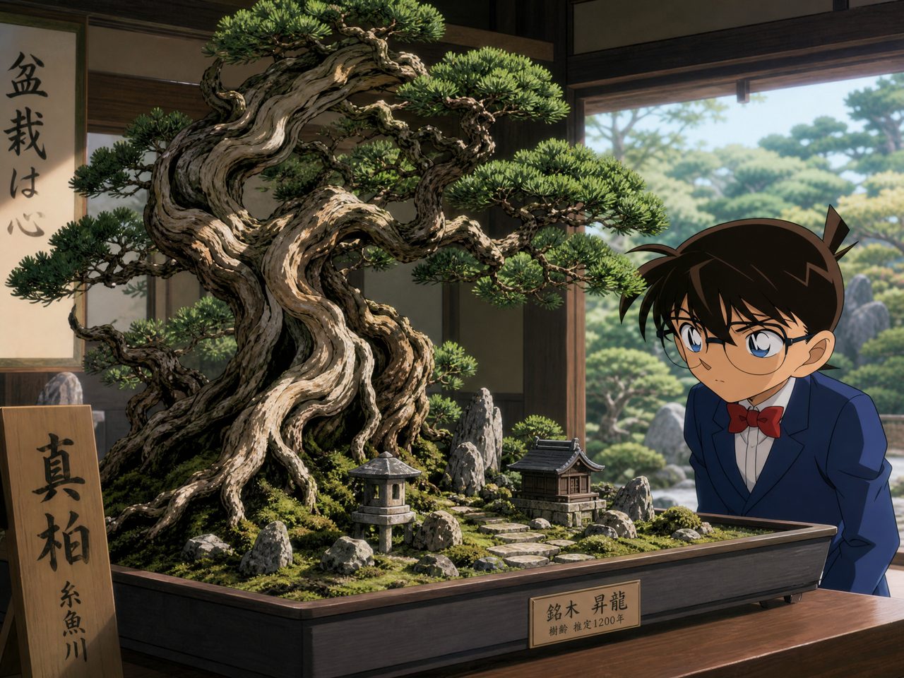 探花盆景植物视频